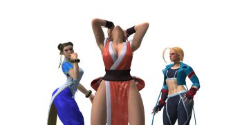 capcom chun-li highres non-web_source ryona shiranui_mai street_fighter