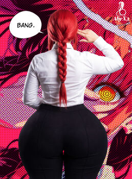 abxy ass cosplay cosplay_photo huge_ass makima_(chainsaw_man) photo_(medium) thick_thighs thighs tight_clothes wide_hips