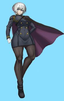 1girl artist_request black_pantyhose goddess_of_victory:_nikke highres liliweiss_(nikke) non-web_source pantyhose rapture_queen_(nikke) solo source_request tagme