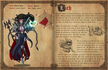 1girl alyx_quintessence au_ra black_hair bone breasts fellatio final_fantasy final_fantasy_xiv highres horns large_breasts lich magic oral red_eyes tail