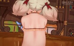 1boy 1girl 3d all_fours animated anus artist_name ass audible_music bikini bikini_top_only blonde_hair cbx_cjw completely_nude cunnilingus disembodied_tongue erection fellatio genshin_impact grabbing_another&#039;s_ass groping hetero huge_filesize klee_(genshin_impact) koikatsu_(medium) loli lying male_pubic_hair moaning multiple_views navel nude on_back open_mouth oral penis pointy_ears pov pov_crotch pubic_hair pussy red_eyes sound spread_legs standing swimsuit tagme testicles twitter_username uncensored video