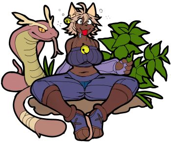 catnip daena highres legend_of_mana seiken_densetsu snake tagme