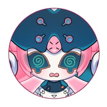 1girl @_@ angels_of_delusion aria_(zenless_zone_zero) bubuchi commentary english_commentary green_eyes humanoid_robot looking_at_viewer portrait robot robot_girl solo zenless_zone_zero