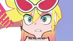 animated audible_music audible_speech blonde_hair brief_(psg) english_audio kneesocks_(psg) long_hair music panty_&amp;_stocking_with_garterbelt panty_(psg) profanity public_indecency scanty_(psg) singing smile sound stocking_(psg) tagme video