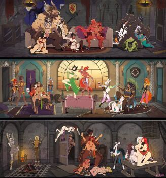 2futa 4boys 6+girls :d absurdres after_rape alcohol all_fours animal_ears anklet armlet arms_behind_back axe ball_gag barefoot bent_over black_fur black_hair black_panties black_sclera black_thighhighs blonde_hair blue_hair body_fur bottle bound bound_wrists braid breasts brick_wall brown_hair brown_pants cane carpet cat_ears cat_girl cat_tail chain cleavage clothed_female_nude_male colored_sclera colored_skin commentary cum cum_in_mouth cum_on_body cunnilingus cup d-rex dancer dancing dark-skinned_female dark_skin demon_girl demon_horns demon_tail doggystyle door dragon_girl dragon_horns dragon_tail drinking_glass elf english_commentary ffd_threesome finger_in_another&#039;s_mouth fire fox_ears fox_girl fox_tail full_nelson furry furry_male furry_with_non-furry futa_with_female futanari gag grabbing_another&#039;s_hair green_hair green_skin green_skirt grey_hair grey_skin grin groping group_sex guard hair_pulled_back hammer hand_on_another&#039;s_thigh hands_on_another&#039;s_head hetero hiding highres holding holding_another&#039;s_hair horns huge_penis indoors interspecies jewelry kiss knee_up kneeling knife large_breasts large_penis licking licking_testicle long_hair lying medium_breasts minotaur multicolored_hair multiple_boys multiple_futa multiple_girls navel nipples nude on_side open_mouth oral orange_hair original panties pants penis pointy_ears ponytail pussy rabbit_ears rabbit_girl rabbit_tail rape red_hair red_shirt red_skin reptile_boy reverse_suspended_congress reverse_upright_straddle scar scar_across_eye scar_on_face sex sex_from_behind shelf shirt sitting skirt small_breasts smile soldier standing stomach sword tail teeth testicles thighhighs threesome tongue tongue_out topless_female torn_clothes two-tone_hair uncensored underwear vaginal weapon werewolf white_hair white_skin window wine wine_glass yuri