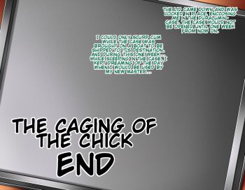 Rule 34 | 1girl, bad end, bdsm, bondage, bound, box, brown background, case, container, english text, girl in a box, girl in box, girl in container, hajime shindo, human trafficking, kidnapped, kidnapped girl, kidnapping, konami, metal box, mizuki kotori (yu-gi-oh!), restrained, sex slave, slave, solo, worried, yu-gi-oh!, yu-gi-oh! zexal