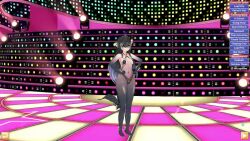 3d animated audible_music dancing fins fish_girl head_fins highres sound stage tagme tail video