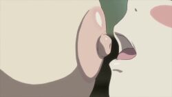 3girls animated anime_screenshot baby black_hair bouncing_breasts breast_sucking breastfeeding breasts green_kimono grey_hair highres huge_breasts indoors interior japanese_clothes kimono laughing long_hair manyuu_chifusa manyuu_hikenchou multiple_girls nipples old old_woman on_floor ponytail presenting red_kimono short_hair sound subtitled tagme takagi_jun undressing video white_kimono