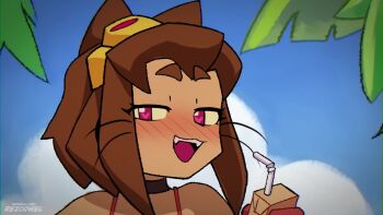 1girl 3boys animal_ears animated breasts brown_hair cat_ears cat_girl cat_tail cowgirl_position dark-skinned_female dark_skin dinosaur drink_carton furry furry_female gameoverse gauntlets girl_on_top gobbles_(gameoverse) goggles goggles_on_head hetero highres juice_box kaboodle_(gameoverse) kit_bodega moaning multiple_boys open_mouth opennsfw penis pussy red_eyes rezodwel sex short_hair sound straddling tagme tail tan uncensored vaginal video whiskers yellow_gauntlets