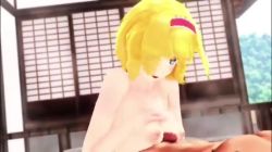 1boy 1girl 3d alice_margatroid animated artist_request blonde_hair blue_eyes blush breasts cum fast hetero large_breasts low_quality nipples nude onsen paizuri projectile_cum red_ribbon ribbon sarutobi source_request tagme touhou unaligned_breasts video