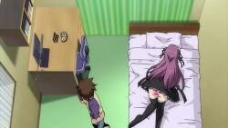 1boy 1girl aftersex ahegao all_fours anal anal_fingering animal_collar animated anus armpits bdsm bed bedroom bent_over blush bondage bondage_cuffs bound breast_press breasts brown_eyes brown_hair cameltoe censored cleavage clenched_teeth close-up closed_eyes collar cum cum_in_pussy cumdrip deep_penetration doggystyle drooling ejaculation feet fingering french_kiss gloves grin hands_on_own_hips hanging_breasts hariyama_kiriha heavy_breathing highres hug kiss large_breasts leg_lift leg_lock leg_up legs licking licking_armpit long_hair looking_at_viewer looking_back lying maid maid_headdress mating_press moaning naughty_face navel nipples nude orgasm panties pantyshot penis pubic_hair purple_hair pussy sex sex_from_behind short_hair slave smile sound spread_legs sweat teasing teeth thighhighs thighs third-party_edit tongue tongue_out tsun_tsun_maid_wa_ero_ero_desu underwear very_long_hair video x-ray