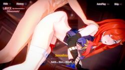 3d animated ass ass_ripple ass_shake bare_shoulders bent_over black_gloves blinking blue_eyes bouncing_breasts breasts breasts_out chair clothed_female_nude_male crop_top curvy deep_penetration deep_skin doggystyle dutch_angle elbow_gloves eyebrows_hidden_by_hair eyelashes female_focus from_side gloves grabbing_another&#039;s_shoulder gradient_eyes hair_between_eyes hand_on_another&#039;s_shoulder head_tilt honkai_(series) honkai_impact_3rd huge_ass indoors jiggle large_breasts library long_hair long_legs multicolored_eyes multicolored_hair muscular muscular_male navel nipples nude on_chair open_clothes open_mouth open_shirt orange_hair raised_eyebrows red_hair senadina senadina_(deepspace_anchor:_first_light) sex sex_from_behind shinaosumata side_ponytail sidelocks single_hair_intake skindentation sleeveless solo_focus standing streaked_hair tagme thick_thighs thigh_strap thighhighs thighs toned toned_female unzipped vaginal very_long_hair video vignetting white_thighhighs wince zipper