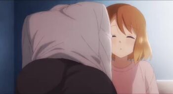 1boy 1girl animated ass ass_focus huge_ass invisible male_focus pants tagme toumei_otoko_to_ningen_onna:_sonouchi_fuufu_ni_naru_futari video