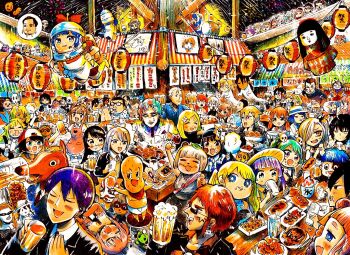 .live 6+boys 6+girls akkun_daimaou alcohol annotation_request aoi_ch. bacharu_(vtuber) bans beer beer_mug chancho character_request chopsticks cooking crowd cup dice dice_earrings dokuzuhonsha dola_(nijisanji) doll drink drinking drinking_glass drum earrings eating fairys_(vtuber) festival fireworks food food_request fuji_aoi fushimi_gaku fuxxxxxroxxka hashtag-only_commentary helmet higuchi_kaede higuchi_kaede_(1st_costume) hololive honma_himawari hoshizaki_tia ichimatsu_doll indie_virtual_youtuber instrument jetpack joe_rikiichi joe_rikiichi_(1st_costume) kenmochi_touya kikunojo_(fuji_aoi) koko_wa_shinrin_kaitaku_honbu!_~yousei_no_genkai_shuuraku~ kuzuha_(nijisanji) lantern mahou_shoujo_tiatia_channel maimoto_keisuke maimoto_keisuke_(1st_costume) mochi_hiyoko mochipro mode_aim mug multiple_boys multiple_girls natori_sana nijisanji omega_ray omega_rio omega_sisters oozora_subaru oozora_subaru_(1st_costume) paper_lantern partially_annotated peanuts-kun ponpoko_(vtuber) ponytail sana_channel shinonome_megu space_helmet stool suntory_nomu tenkai_tsukasa tsukino_mito tsukino_mito_(1st_costume) ur_ken_north virtual_youtuber yamikumo_kerin yashiro_kizuku yashiro_kizuku_(1st_costume) yuzuki_choco yuzuki_choco_(nurse)