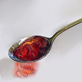 Rule 34 | commentary request, food, highres, jam, no humans, object focus, original, realistic, spoon, yasuta kaii32i