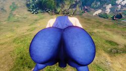 1girl 3d alternate_costume animated ass ass_focus ass_shake bare_shoulders breasts brown_eyes brown_hair butt_crack cameltoe capcom chun-li covered_navel double_bun hair_between_eyes hair_bun hair_ribbon hands_on_own_knees huge_ass lips looking_at_viewer medium_breasts moaning ribbon ryona serious short_hair skin_tight solo squatting street_fighter street_fighter_zero_(series) tagme video wide_hips