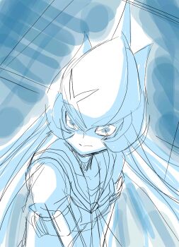 Rule 34 | bancholilimon, digimon, flower, highres, meme, plant, sailor moon redraw challenge (meme), scar, school uniform