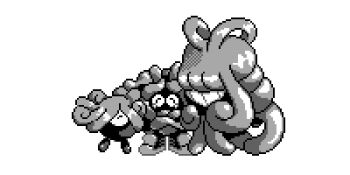 closed_eyes commentary creature english_commentary evolution evolutionary_line full_body gen_1_pokemon greyscale heart ioxodonta jaranra monja monochrome nintendo no_humans pokemon pokemon_(creature) pokemon_gsc pokemon_gsc_(prototype) prototype_design simple_background tangela white_background