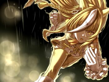 1girl animal_ears ascot black_hair black_pantyhose calstone_light_o_(one_true_path)_(umamusume) calstone_light_o_(umamusume) commentary_request ear_covers gloves hair_over_one_eye horse_ears horse_girl jacket long_hair long_sleeves multicolored_hair open_mouth pantyhose peeta running shirt shorts solo streaked_hair striped_hair textless_version umamusume white_gloves white_hair yellow_eyes