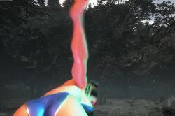 1girl 3d alternate_costume animated ass audible_music barefoot bouncing_breasts breasts capcom chun-li curvy female_focus fighting_stance from_behind full_body bad_tag game_screenshot happy highleg highleg_one-piece_swimsuit huge_ass jumping large_breasts medium_breasts mod one-piece_swimsuit purple_one-piece_swimsuit ryona shiny_clothes skin_tight solo sound street_fighter street_fighter_6 swimsuit thick_thighs thigh_gap thighs v video video_game wide_hips