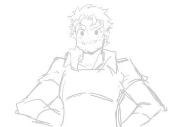 1boy animated animated_gif bad_id bad_pixiv_id beard carrying facial_hair greyscale hands_in_pocket hat hermit_purple jojo_no_kimyou_na_bouken joseph_joestar joseph_joestar_(old) kuujou_joutarou long_coat looping_animation md5_mismatch melay_(khrssc) monochrome princess_carry pulling stand_(jojo) sweatdrop ugoira