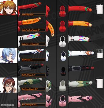 3futa absurdres artist_name ayanami_rei blue_eyes blue_hair brown_hair character_name chart comparison evangelion:_2.0_you_can_(not)_advance evangelion:_3.0+1.0_thrice_upon_a_time flaccid futanari glasses grey_background hair_between_eyes hairband highres kushishekku large_penis long_image looking_at_viewer makinami_mari_illustrious mecha_pilot_suit multiple_futa neon_genesis_evangelion open_mouth orange_hair penis penis_chart penis_comparison penis_size_comparison penis_size_difference plugsuit_(evangelion) rebuild_of_evangelion short_hair simple_background souryuu_asuka_langley testicles tongue twintails uncensored