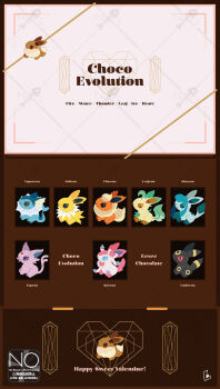animal_focus black_fur blue_eyes blue_fur blue_sclera bow brown_eyes brown_fur brown_sclera cetacean_tail colored_sclera commentary ear_bow eevee english_text espeon evolution_stone evolutionary_line evolutionary_stone fins fire_stone fish_tail flareon forehead_jewel forked_tail gem gen_1_pokemon gen_2_pokemon gen_4_pokemon gen_6_pokemon glaceon happy_valentine head_fins heart highres jolteon leaf leafeon lightning_bolt_symbol meme_(sleepsheep) neck_fur nintendo no_humans orange_fur pink_fur pokemon pokemon_(creature) pokemon_focus purple_fur purple_sclera red_gem red_sclera ribbon snowflakes star_(symbol) star_in_eye sylveon symbol_in_eye tail two-tone_fur umbreon valentine vaporeon watermark watermark_grid white_fur yellow_fur