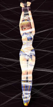 1girl arle_nadja arms_up bdsm bondage boots bound breasts female_focus forced full_body looking_at_viewer madou_monogatari medium_breasts mummification nipples one_eye_closed puyopuyo sex_toy silk solo spider_web suspension sweetsprite thigh_gap torn_clothes vibrator web_bondage whip_marks