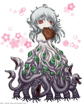 Rule 34 | cthulhu mythos, flower, gender request, genderswap, heart, ikuramaru, monster girl, sad, tagme, tentacles, the dunwich horror, what
