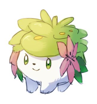 Rule 34 | flower, gen 4 pokemon, green eyes, hedgehog, legendary pokemon, mythical pokemon, nintendo, no humans, pokemon, pokemon (creature), pokemon focus, shaymin, shaymin (land), simple background, smile, solo, white background, zlvpaew4ca12653
