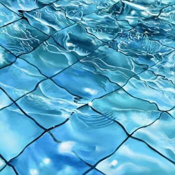 Rule 34 | commentary request, highres, no humans, original, pool, realistic, scenery, tile floor, tiles, water, yasuta kaii32i