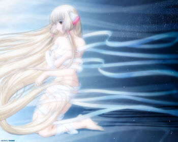 Rule 34 | 00s, blonde hair, chii, chobits, kneeling, long hair, nude, persocom, yellow eyes