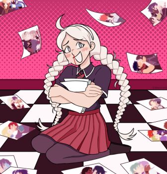 1girl ahoge alcryst_(fire_emblem) alfonse_(fire_emblem) alternate_costume black_pantyhose blood blue_eyes braid chrom_(fire_emblem) citruscore drawing_(object) ephraim_(fire_emblem) felix_hugo_fraldarius fire_emblem fire_emblem:_radiant_dawn fire_emblem:_the_binding_blade fire_emblem:_the_blazing_blade fire_emblem:_the_sacred_stones fire_emblem:_three_houses fire_emblem_awakening fire_emblem_engage fire_emblem_fates fire_emblem_heroes fogado_(fire_emblem) forsyth_(fire_emblem) fujoshi hairband highres ike_(fire_emblem) kiran_(fire_emblem) long_hair looking_at_viewer low_twin_braids low_twintails lucius_(fire_emblem) lyon_(fire_emblem) male_kiran_(fire_emblem) male_robin_(fire_emblem) nina_(fire_emblem) nintendo nosebleed pantyhose parted_bangs pleated_skirt pornography python_(fire_emblem) raven_(fire_emblem) red_skirt roy_(fire_emblem) skirt soren_(fire_emblem) sylvain_jose_gautier twin_braids twintails white_hair wolt_(fire_emblem) yaoi yaoi_(object)