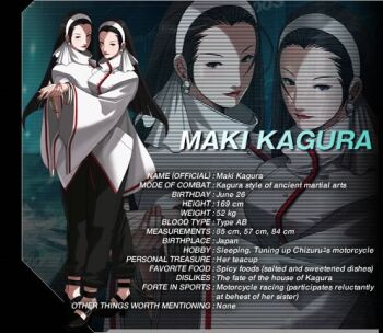 2girls black_hair breasts dress female_focus hairband kagura_chizuru large_breasts long_hair looking_at_viewer maki maki_(kof) maki_kagura multiple_girls pale_skin pants standing the_king_of_fighters