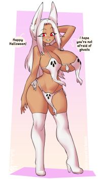 1girl boku_no_hero_academia breasts dark-skinned_female dark_skin highres huge_breasts long_hair mirko