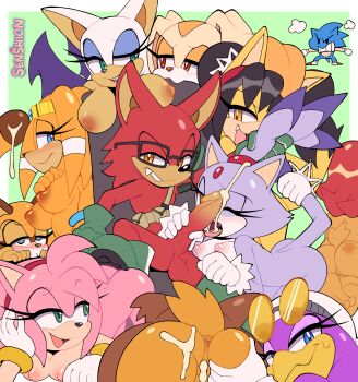 2023 absurdres afterglow amy_rose angry anus avatar_(sonic_forces) badger badger_girl bat_(animal) bird bird_girl black_hair blaze_the_cat blue_eyes boots breasts cat cat_girl chipmunk chipmunk_girl cream_the_rabbit cum cum_in_mouth cum_in_pussy cum_on_body cum_string echidna_(animal) eyelashes facial furry furry_female furry_male furry_with_furry glasses group_sex hedgehog hedgehog_girl highres honey_the_cat interspecies looking_at_viewer marine_the_raccoon multiple_girls nipples nude open_mouth orgy penis pink_fur pussy rabbit_ears raccoon_girl red_hair rouge_the_bat sally_acorn sega senshionart sex sitting smile sonic_(series) sonic_adventure sonic_boom sonic_riders_(series) sonic_the_fighters sonic_the_hedgehog sonic_the_hedgehog_(archie_comics) sonic_the_hedgehog_(classic) squirrel sticks_the_badger surrounded testicles tikal_the_echidna tongue tongue_out wave_the_swallow wolf wolf_boy