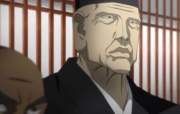 hat hyouge_mono large_ears old old_man senno_soueki small_eyes wrinkled_skin