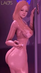 1girl 3d animated ass_shake delia_(mabinogi) goonduude highres mabinogi mabinogi_heroes nail_polish source_request tagme video