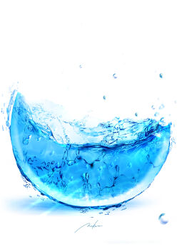 absurdres commentary_request food food_focus fruit highres makoron117117 no_humans original pun simple_background too_literal water water_drop watermelon white_background