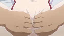 10s 1boy 1girl 2018 aged_down animated anime_screenshot arm_held_back arms_held_down asou_miyuri ass bed bed_sheet black_hair blush bodysuit bouncing_breasts breasts brown_hair censored clothed_sex clothing_cutout crotch_cutout cum cum_in_pussy cum_overflow cumdrip doggystyle doki_doki_little_ooya-san drill_hair english_text girl_on_top grabbing_another's_arm happy_sex hetero huge_filesize indoors latex latex_bodysuit long_hair lying mecha_pilot_suit missionary moaning mosaic_censoring multicolored_bodysuit nipples on_back on_bed penis pussy pussy_juice sex sex_from_behind sheet_grab small_breasts smile sound spread_legs subtitled tanaka_daisuke tongue tongue_out torn_clothes translated vaginal video waist_grab white_bodysuit x-ray