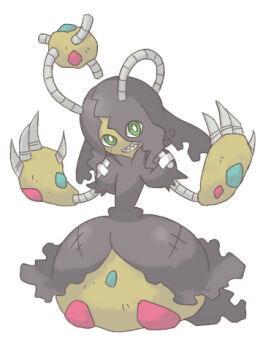 evolution fakemon garbodor gen_5_pokemon lowres nintendo no_humans pokemon pokemon_(creature) trash