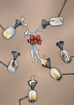 absurdres aigis_(persona) ahoge female_focus henshin highres human_to_inanimate inanimate_object magic melting paint persona persona_3 rubber transformation transformation_(object) xxxx52