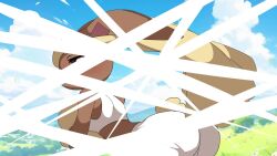 &gt;_&lt; 1boy 2girls :&lt; :3 =_= ^_^ animal_nose animated arm_support ass audible_music bare_shoulders black_sclera black_socks blue_necktie blue_shorts blue_sky blush body_fur brown_eyes brown_footwear brown_fur brown_hair brushing_another&#039;s_hair brushing_hair buck_teeth buneary closed_eyes closed_mouth cloud collared_shirt colored_sclera constricted_pupils covered_collarbone crop_top day evolutionary_line eye_contact eyes_in_shadow florian_(pokemon) furry furry_female gen_4_pokemon grabbing_another&#039;s_ear grapeanime grass grey_headwear grey_shirt hair_brush half-closed_eyes hand_on_another&#039;s_ear hand_up happy hat headpat highres kneehighs knees_up leaning_back legs_together long_animal_ears looking_at_another looking_at_viewer looking_back looking_down looking_up lopunny mega_lopunny mega_pokemon midriff multiple_girls navel necktie nintendo nose_blush open_mouth outdoors pawpads pink_eyes pokemon pokemon_(creature) pokemon_sv rabbit_ears rabbit_girl rabbit_tail school_uniform shaded_face shirt shoes short_hair short_shorts short_sleeves shorts sitting sitting_on_lap sitting_on_person sky sleeveless sleeveless_shirt smile socks sound stomach straight-on surprised sweat swept_bangs tapping_shoulder teeth thumbs_up two-tone_fur u_u uncommon_stimulation video white_shirt white_shorts yellow_fur