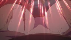 1girl alicia_glenfall animated anime_screenshot breasts breathing cleavage clevatess:_majuu_no_ou_to_akago_to_shikabane_no_yuusha female_pov heavy_breathing highres large_breasts pov scar scar_on_breast sound sweat tagme torn_clothes video