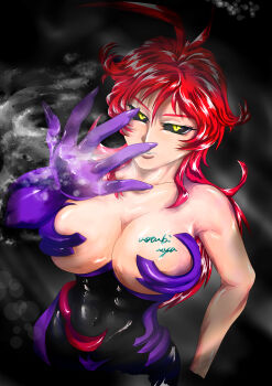 1girl amaha_masane breasts large_breasts long_hair red_hair witchblade