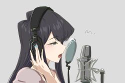 Rule 34 | 1girl, komi-san wa komyushou desu, komi shouko, microphone, music, singing, solo
