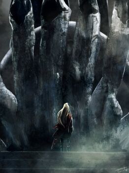 1boy blonde_hair coat highres holding holding_sword holding_weapon in-universe_location long_hair male_focus shulk_(xenoblade) signature solo sword toosut0 weapon xenoblade_chronicles_(series) xenoblade_chronicles_3 xenoblade_chronicles_3:_future_redeemed