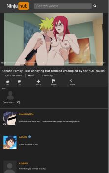 2boys 2girls blonde_hair blue_eyes blush brand_name_imitation breasts crossover english_text glasses god_i_wish_that_were_me_(meme) highres hyuuga_hinata karin_(naruto) long_hair meme monkey_d._luffy multiple_boys multiple_girls naruto_(series) naruto_shippuuden nipples nude one_piece pornhub red_eyes red_hair sex short_hair spy_eater_(artist) uzumaki_naruto