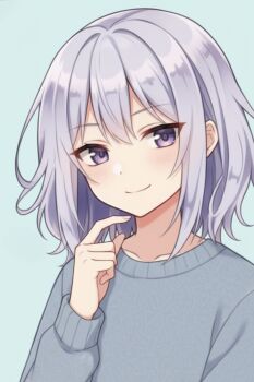 1boy alternate_costume blue_background blue_hair blue_shirt blush closed_mouth highres inuyama_tamaki isakaakasimk34 looking_at_viewer medium_hair noripro shirt smile solo virtual_youtuber