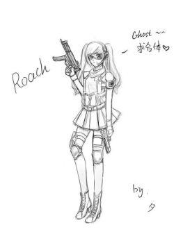 Rule 34 | 1girl, armband, bad id, bad pixiv id, boots, bra, call of duty, call of duty: modern warfare 2, dual wielding, genderswap, goggles, greyscale, gun, h&amp;k mp5, handgun, headset, holding, holster, image sample, knee pads, liuyuart, mask, monochrome, pixiv sample, roach (modern warfare 2), shirt, sketch, skirt, skull mask, smile, submachine gun, thigh holster, twintails, underwear, union jack, weapon